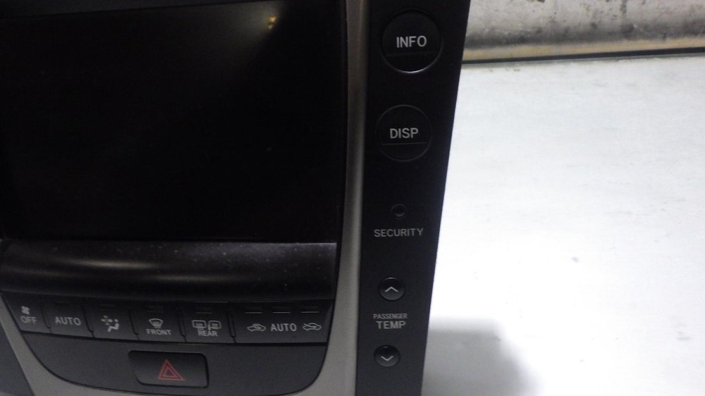 06 LEXUS GS300 Info Screen 8611130400