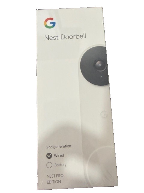 Google - Nest Doorbell, wired, 2nd generation
