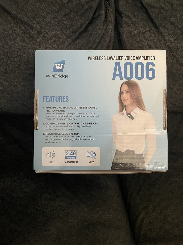 WinBridge A006 Wireless Lavalier Voice Amplifier