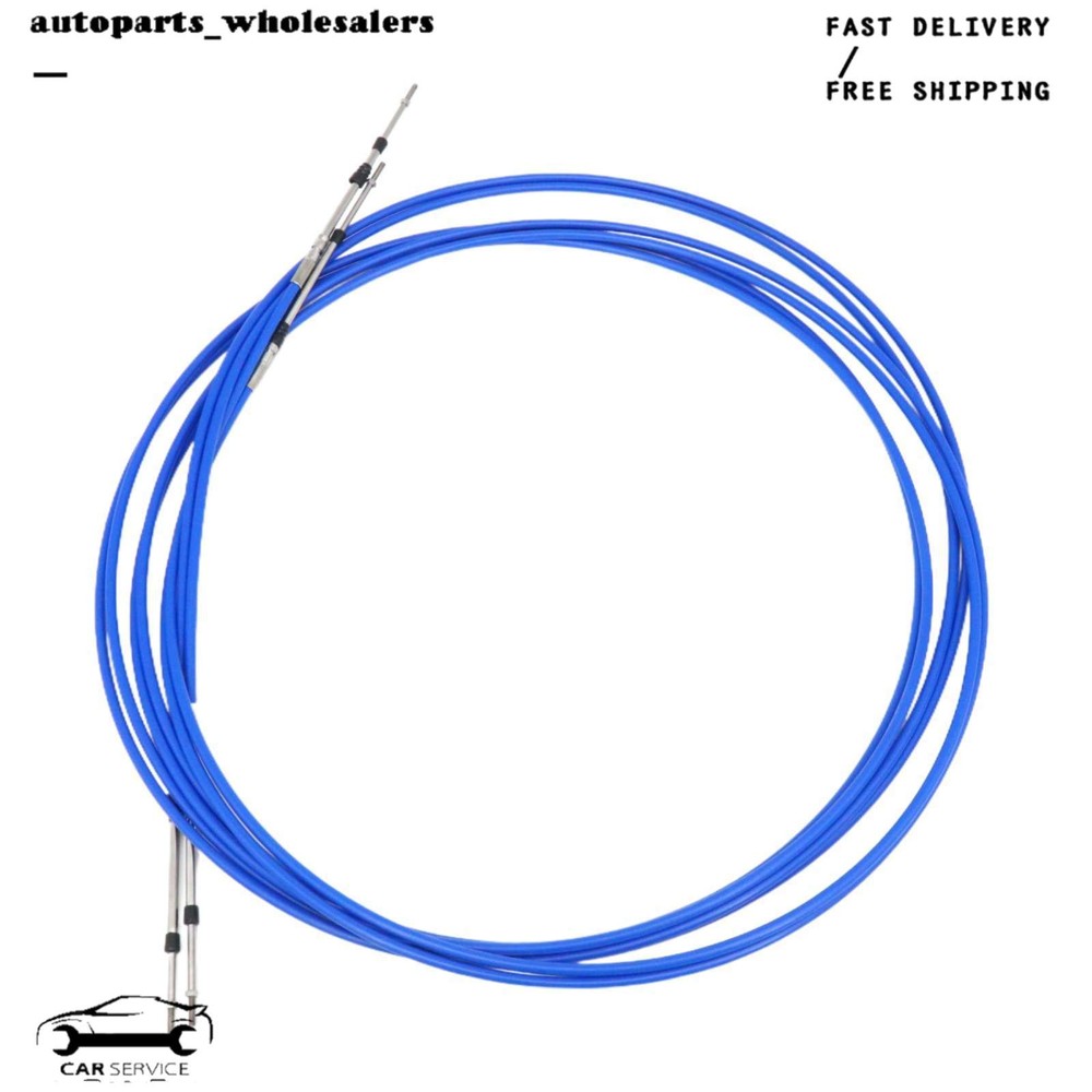 2PCS 20FT 33C For Yamaha Boat Control LeverThrottle Control Cable Universal