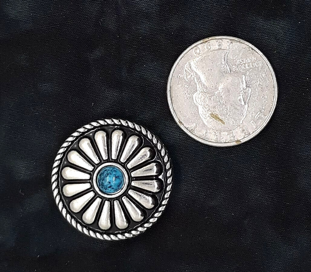 Southwest Native Style Flower Daisy #3 Conchos 1 " Five Count
