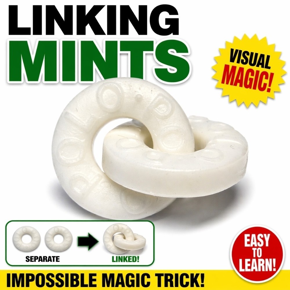 Linking Candy Mints - Visual Magic Trick - Close-up Illusion