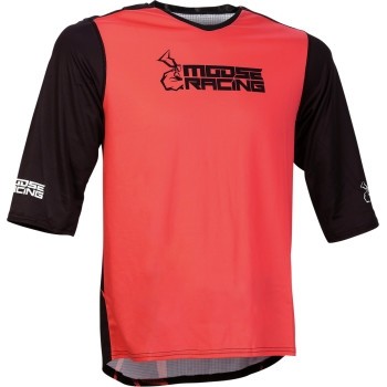 Moose Racing MTB 3/4 Sleeve Jerseys Md Red
