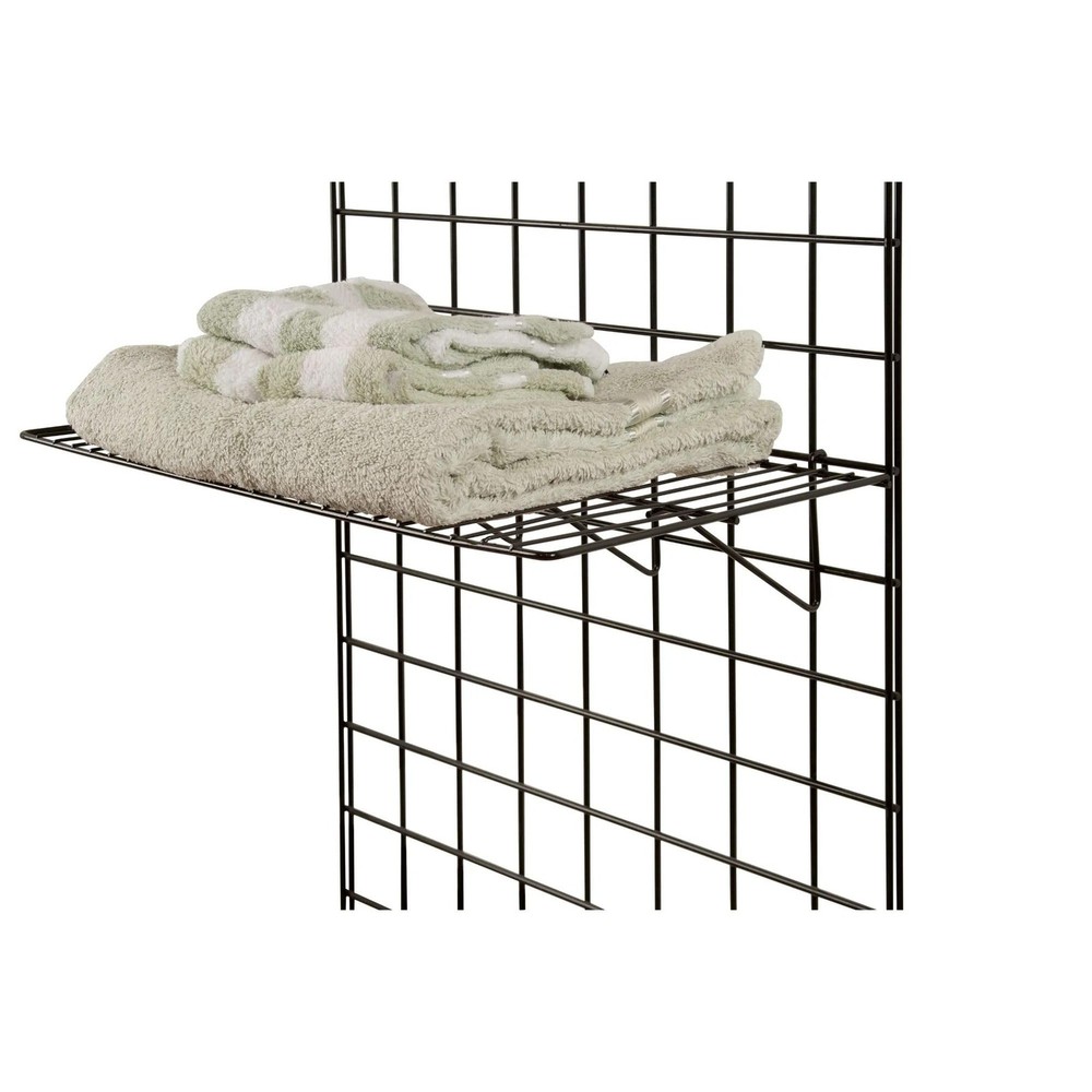 Econoco Grid Panel Display Shelf, Heavy Duty Wire Shelf for Clothing Display ...