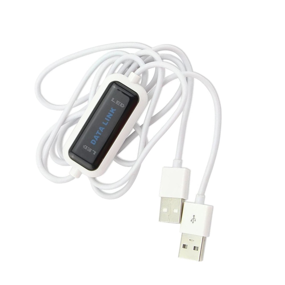 High Speed LED Direct Cable Data File Transfer Copy Between 2 Computers