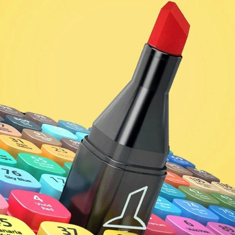 48 Colors Art Markers Pens, Dual Tips Alcohol Markers Permanent Sketch Markers