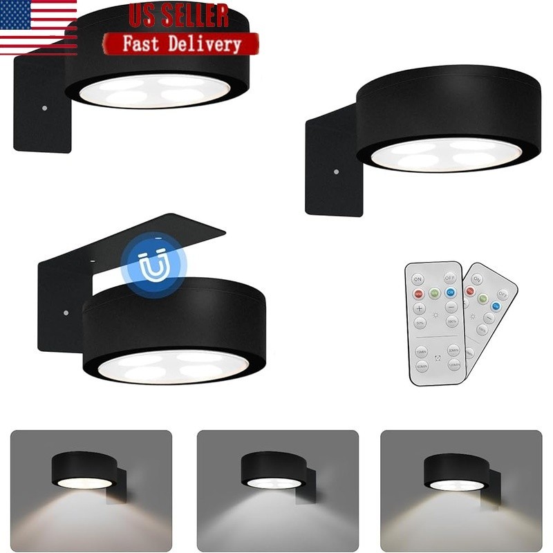 Wireless Picture Light Battery Operated Dimmable Timer Magnetic 3 Lighting Modes