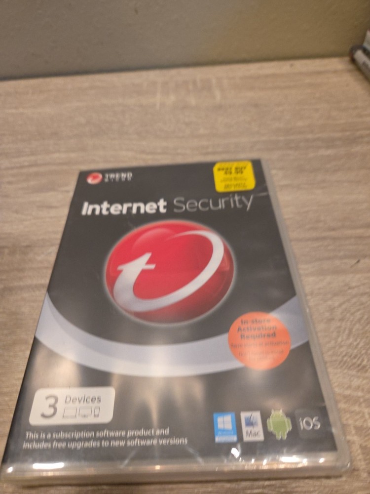 Trend Micro Internet Security (2014) 3 Devices - Windows 8 Mac IOS Android NEW