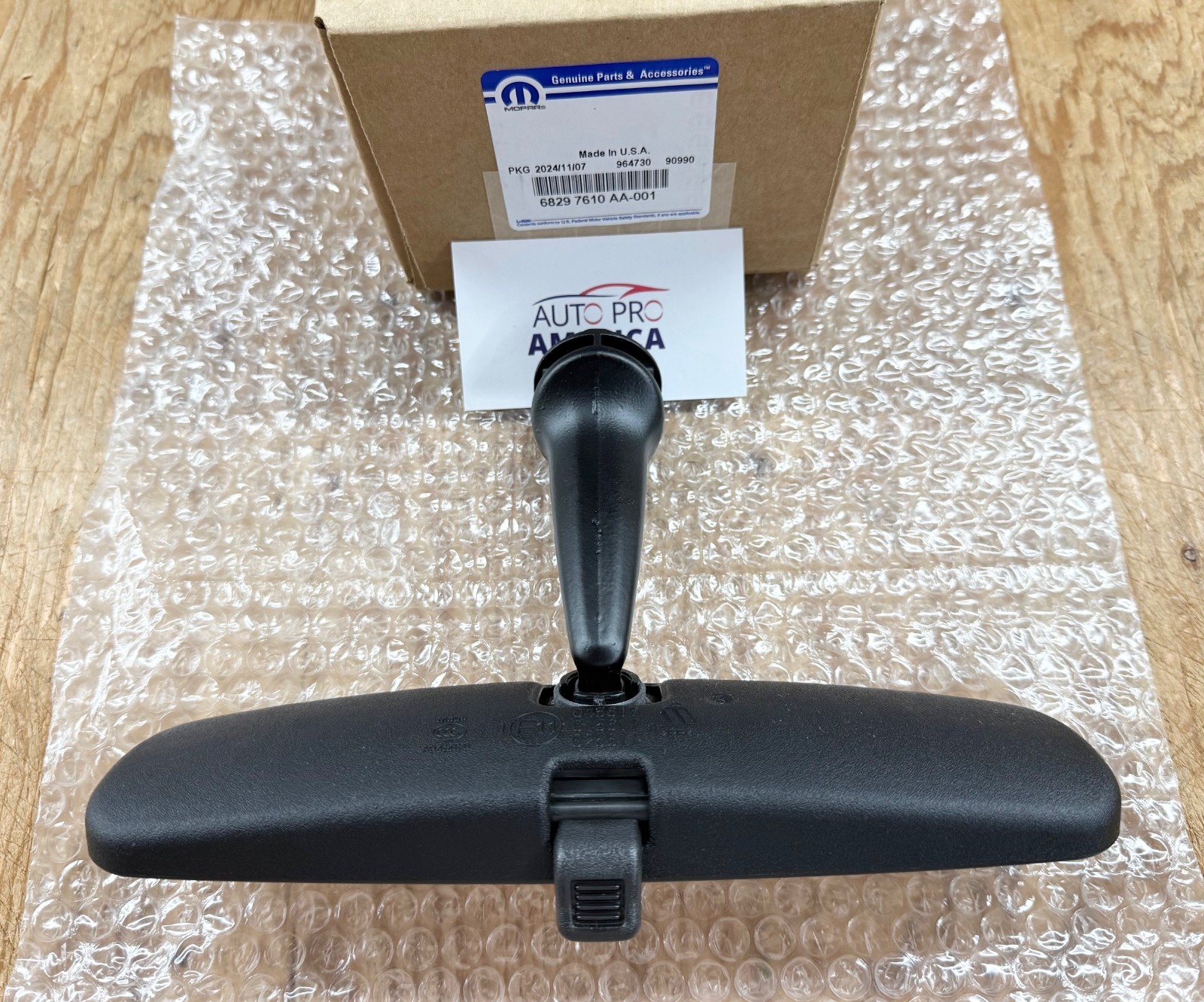 2018-2025 JEEP WRANGLER JL GLADIATOR INTERIOR REAR VIEW MIRROR 68297610AA OEM