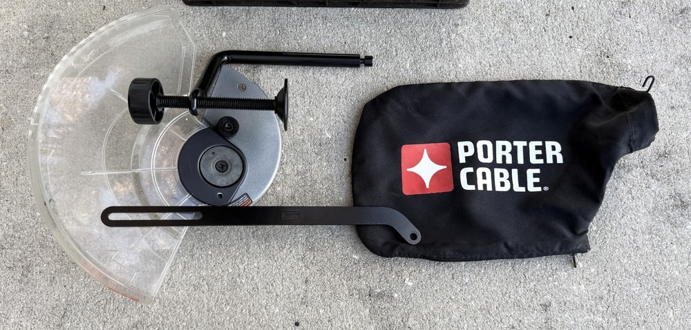 PORTER CABLE 10 INCH FOLDING COMPOUND METER SAW MODEL NO. PCX8MS
