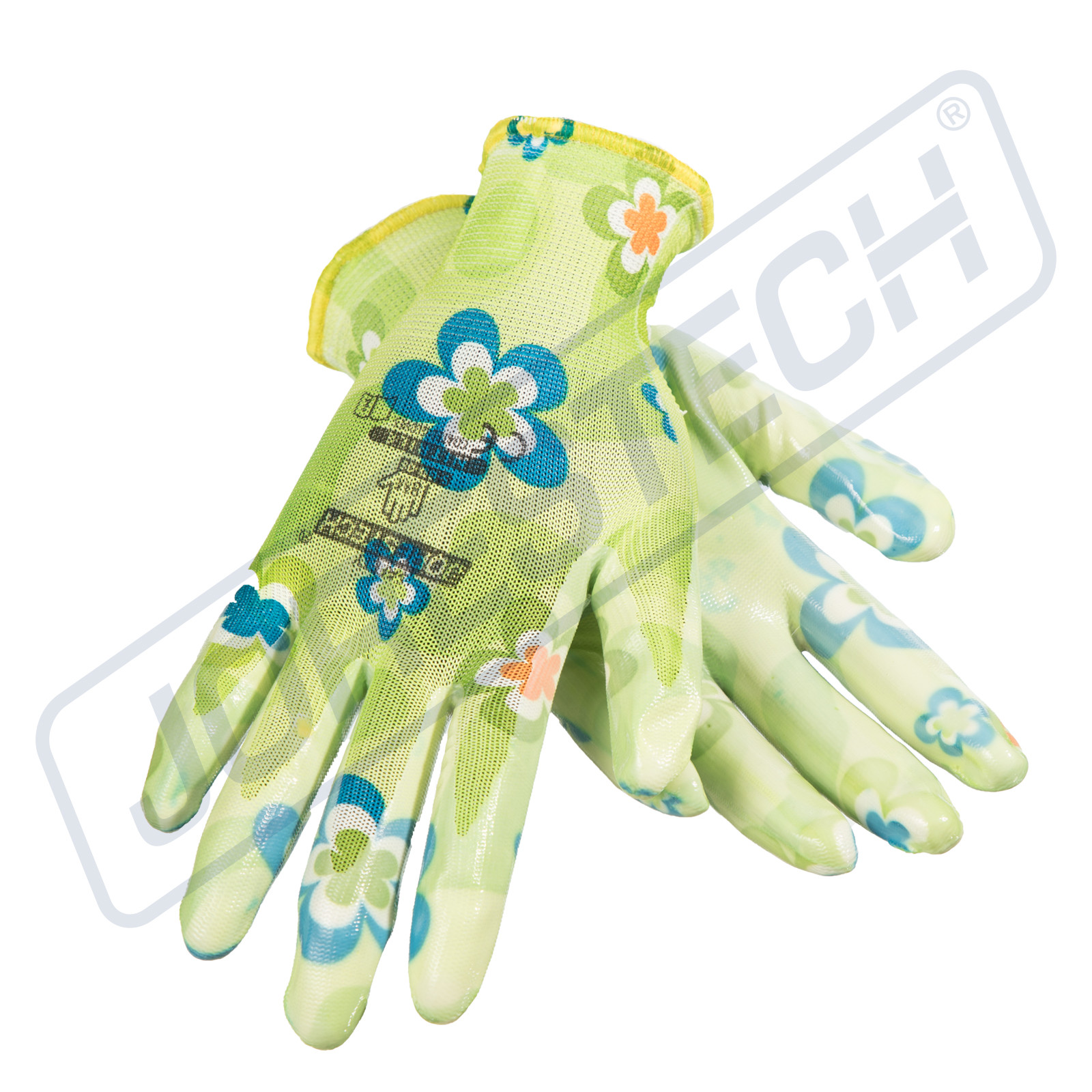 Garden Gardener Gardening Gloves Yard Nitrile Knit Wrist 12 pack Jorestech