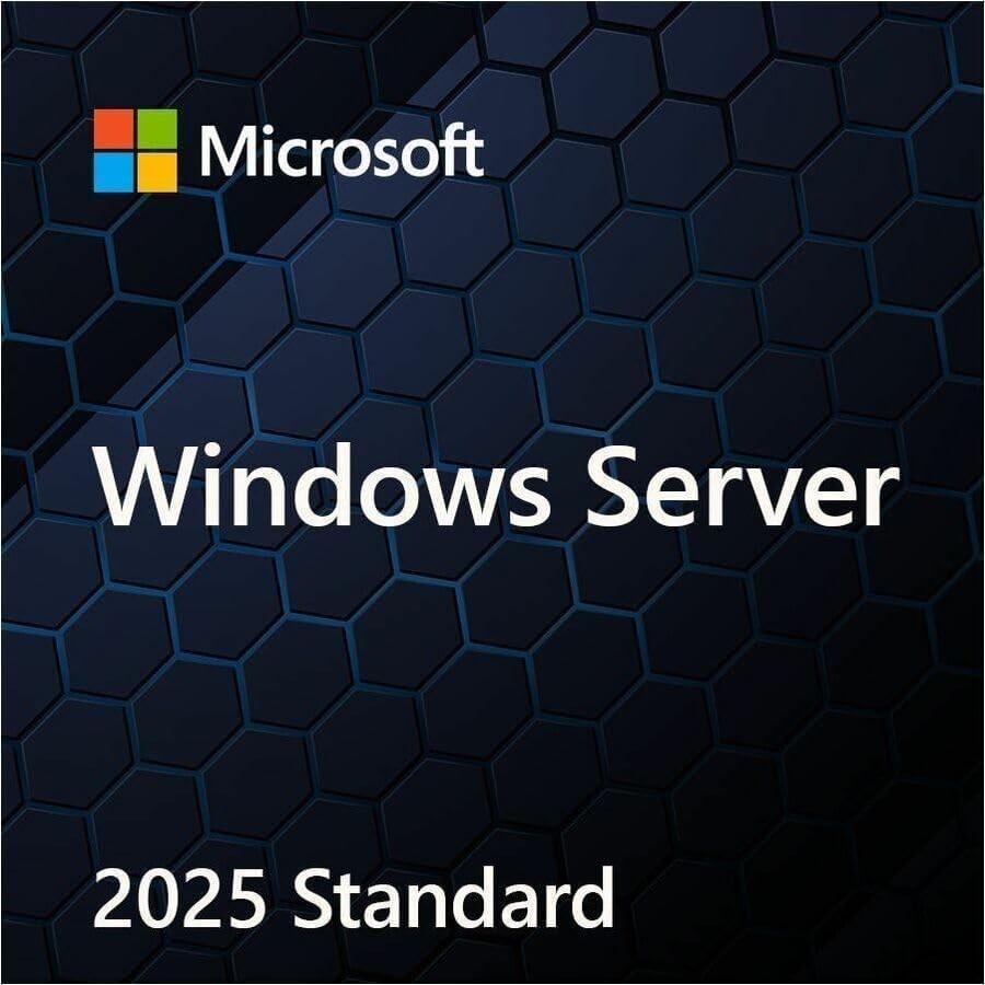 Microsoft Windows Server 2025 Standard Edition - 16 Core License (OVERNIGHT)