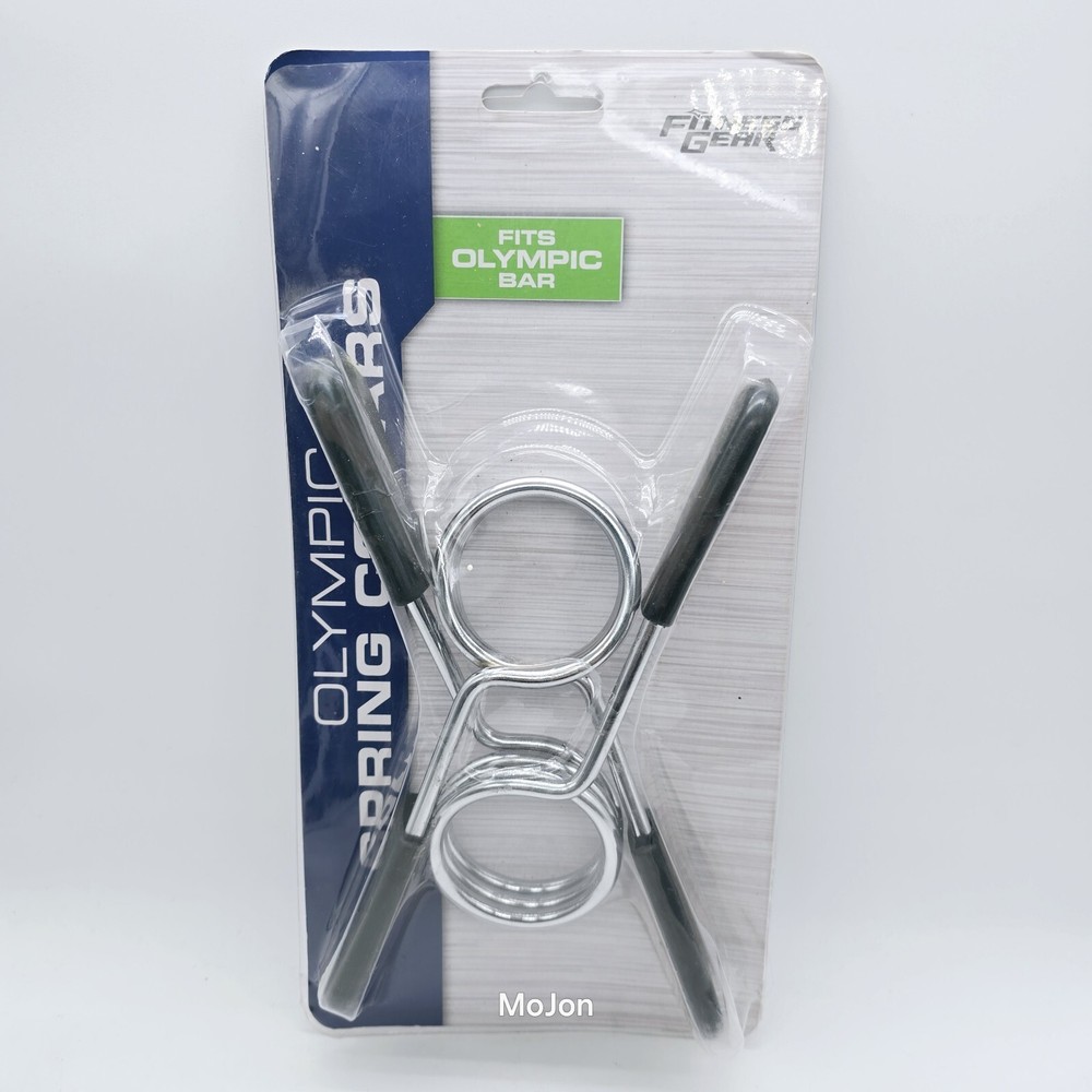 Fitness Gear Olympic Spring Collars 2" Steel, 2 Count
