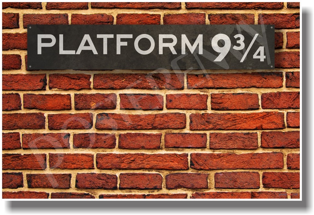 Platform 9.75 - NEW Humor Poster