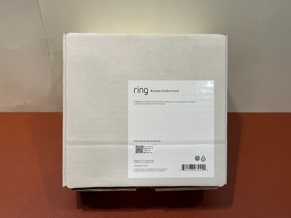 Ring Access Control Model No 5F58E9 REV V6