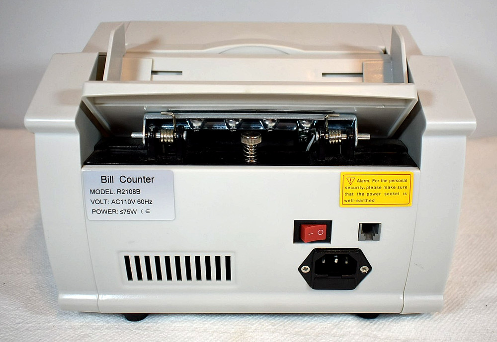 R2108B Basic Function Money Detector Machine Currency/Money Counter "FOR PARTS"