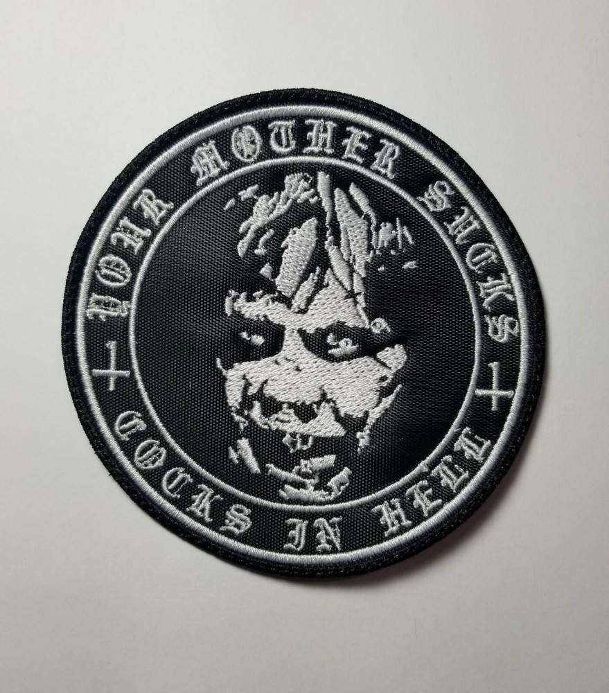 EXORCIST WHITE EMBROIDERED PATCH