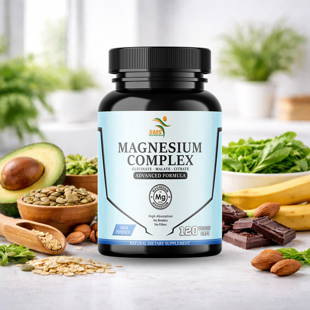 Magnesium Complex 470mg with Malate, Citrate, Glycinate - High Absorption