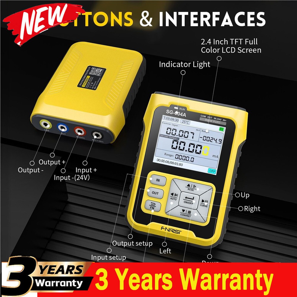 Multi-functional Signal Generator 4-20mA for PLC DCS System Adjustment Inverter