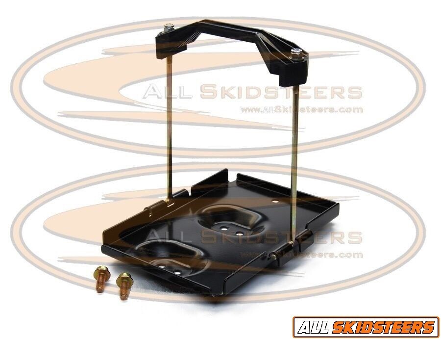 For Bobcat 853 864 Battery Tray Hold Down Kit Bracket Skid Steer Loader Pan