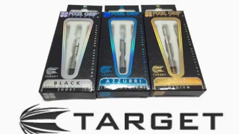 Target Black Pixel Titanium Dart Shafts - Intermediate