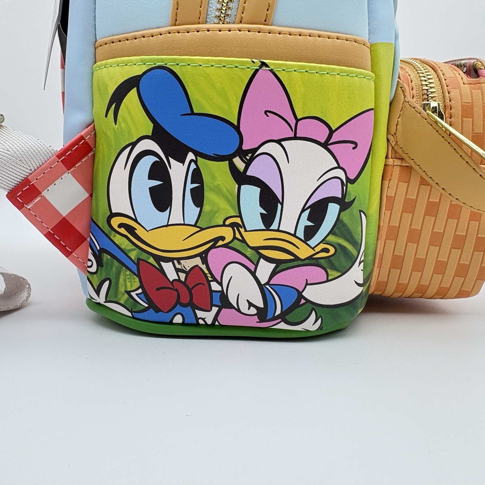 NEW Loungefly Disney Mickey & Friends Picnic Basket Mini Backpack with Coin Bag
