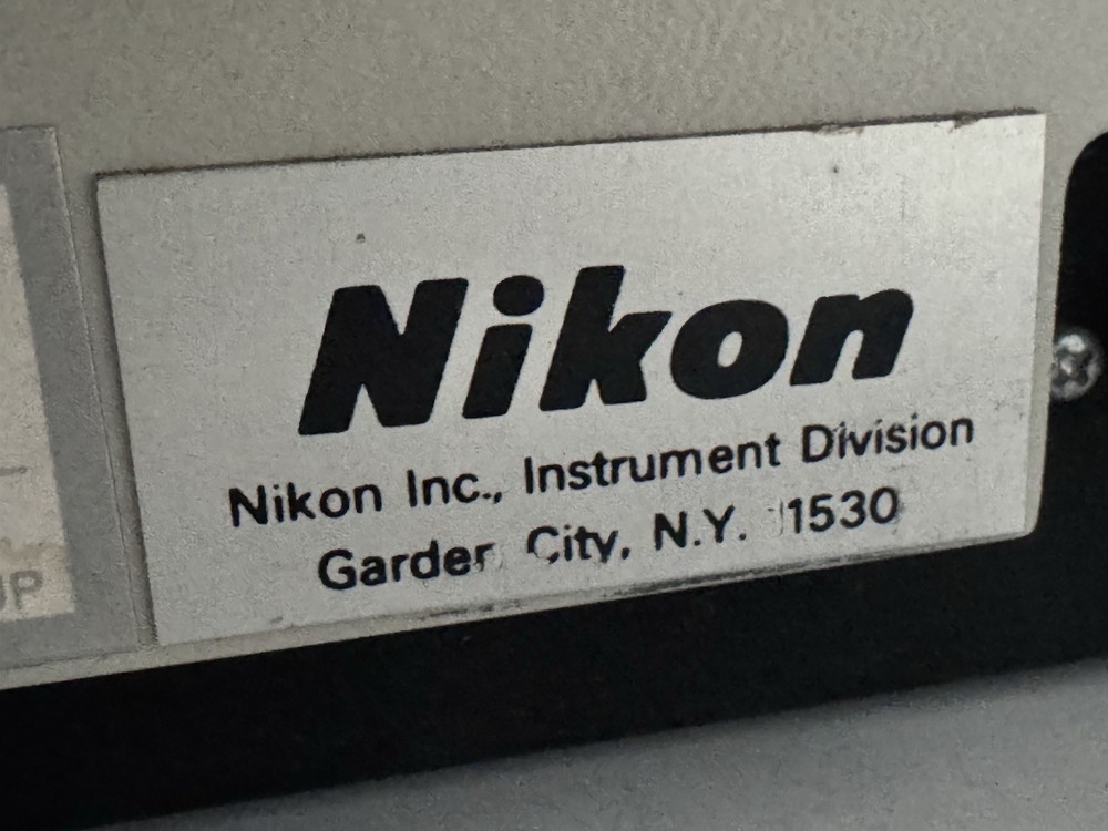 Nikon Diaphot Inverted Phase Contrast Microscope With 3 Objectives