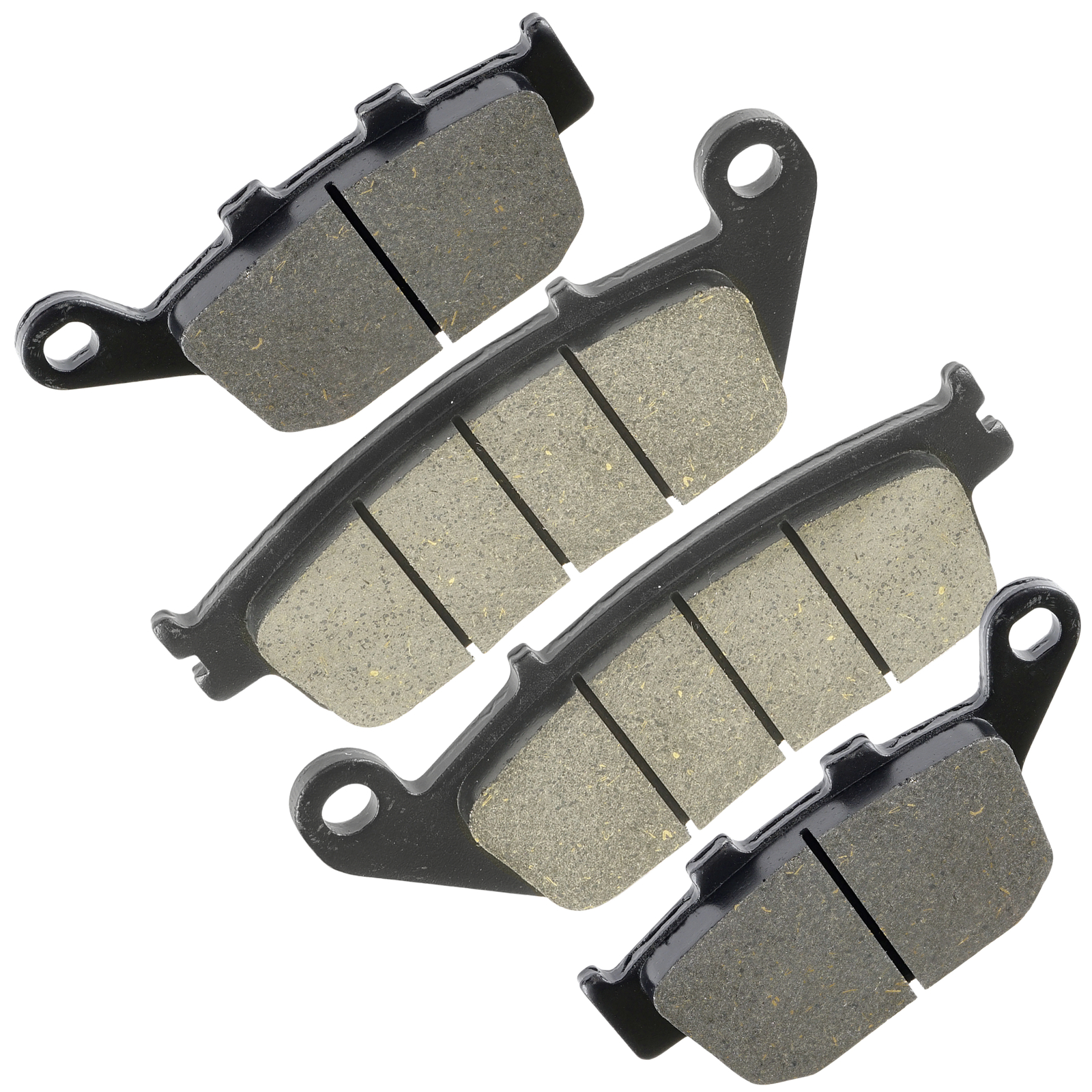 Caltric Front and Rear Brake Pads for Honda CBR500R CBR500RA ABS 2013-2024