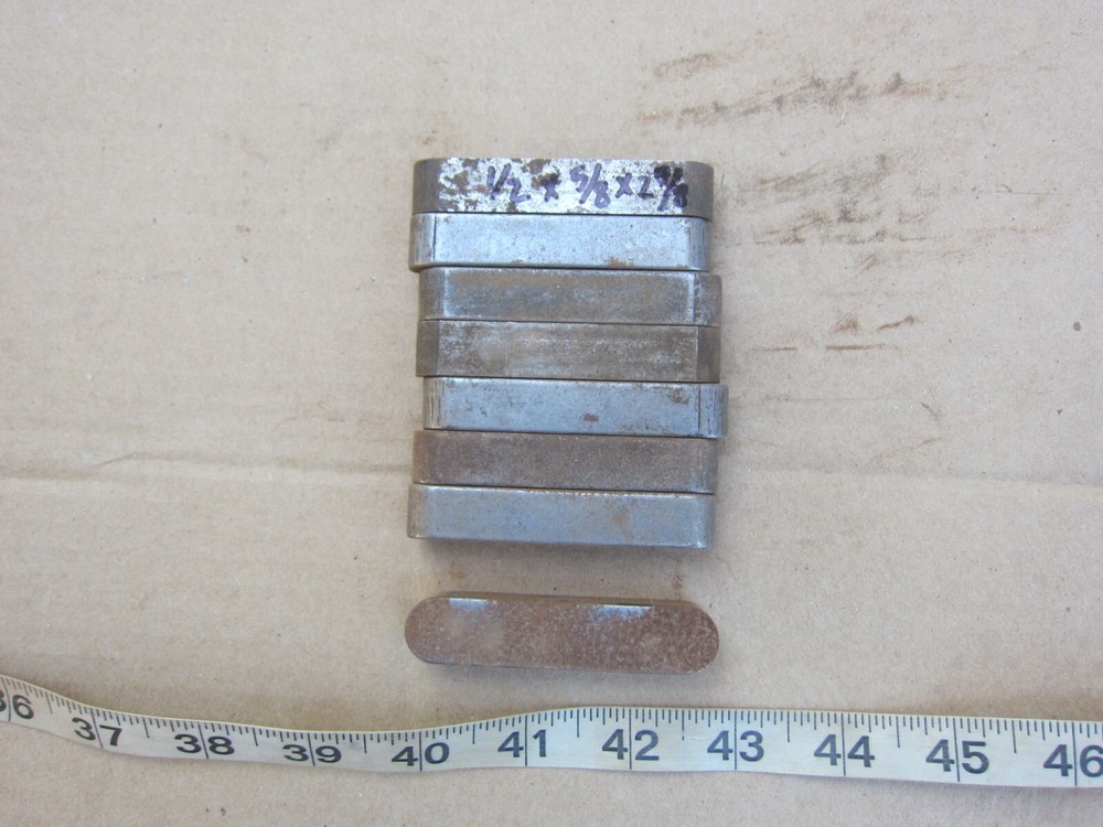 ⅝" ½" ⅜" ¼" Square Rounded Shaft Keyway, Used