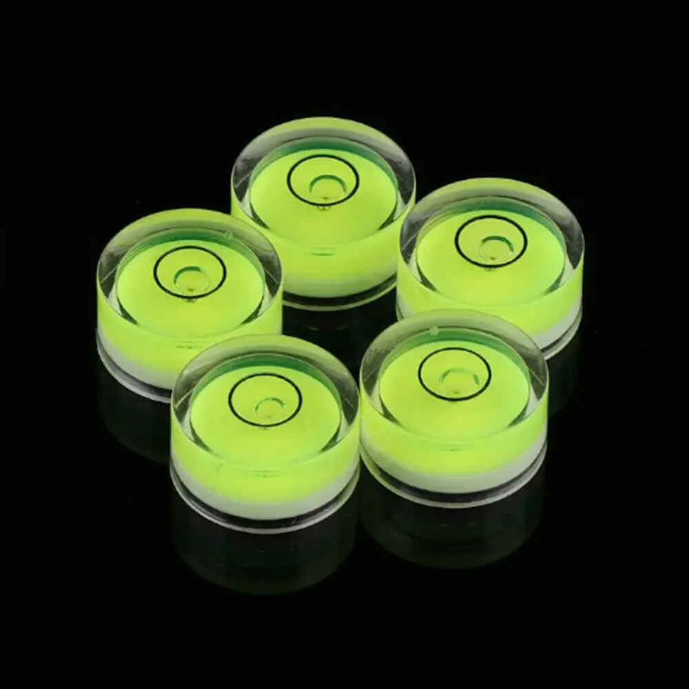 10 x Precision Circular Mini Spirit Level Set Meter Bubble Horizontal Ruler Tool