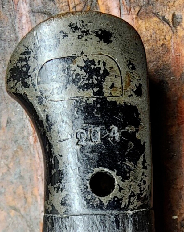 Vintage Original ENFIELD SMLE MK III SWORD BAYONET with SCABBARD 12" blade #3