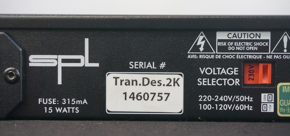 SPL Model 9946 Transient Designer Dual-Channel Dynamic Processor - 240V