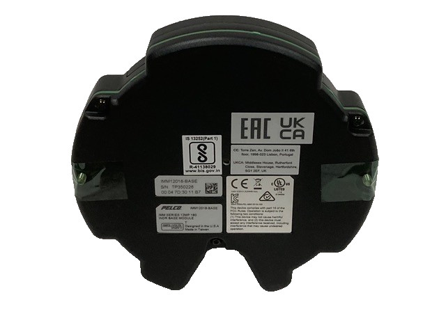 Pelco INDR Base Module IMM12018-BASE, 180-Degree Panoramic Security