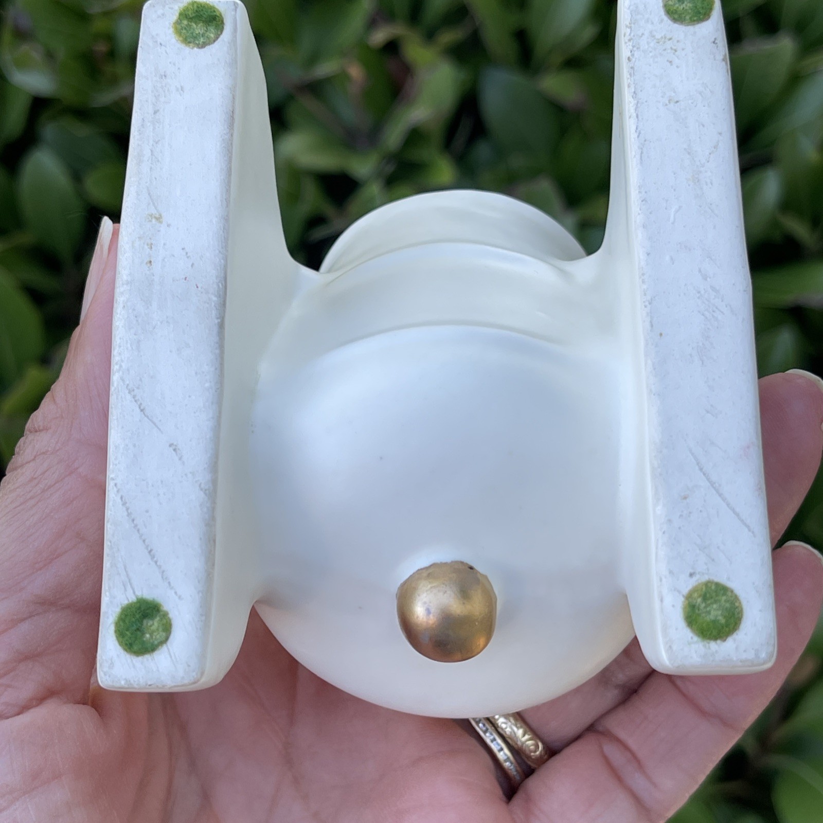 Double Headed Eagle Porcelain Canon Heraldic Military Figurine Artillery