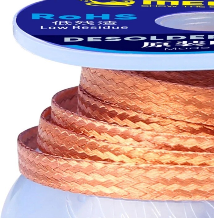 Mechanic R300 Wick Width 2.5mm Desoldering Braid, Copper Desoldering Wick