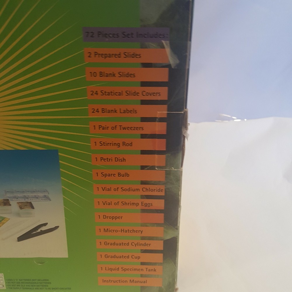 SCIENCE TECH MAXSCOPE with 8.5" screen 72 pieces