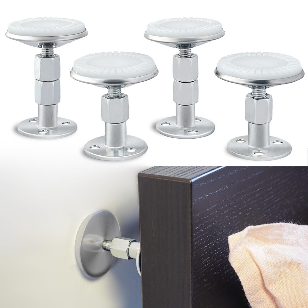 4Pack Headboard Stoppers Adjustable Bed Noise Stopper for Bed Frame Sofa Cabinet