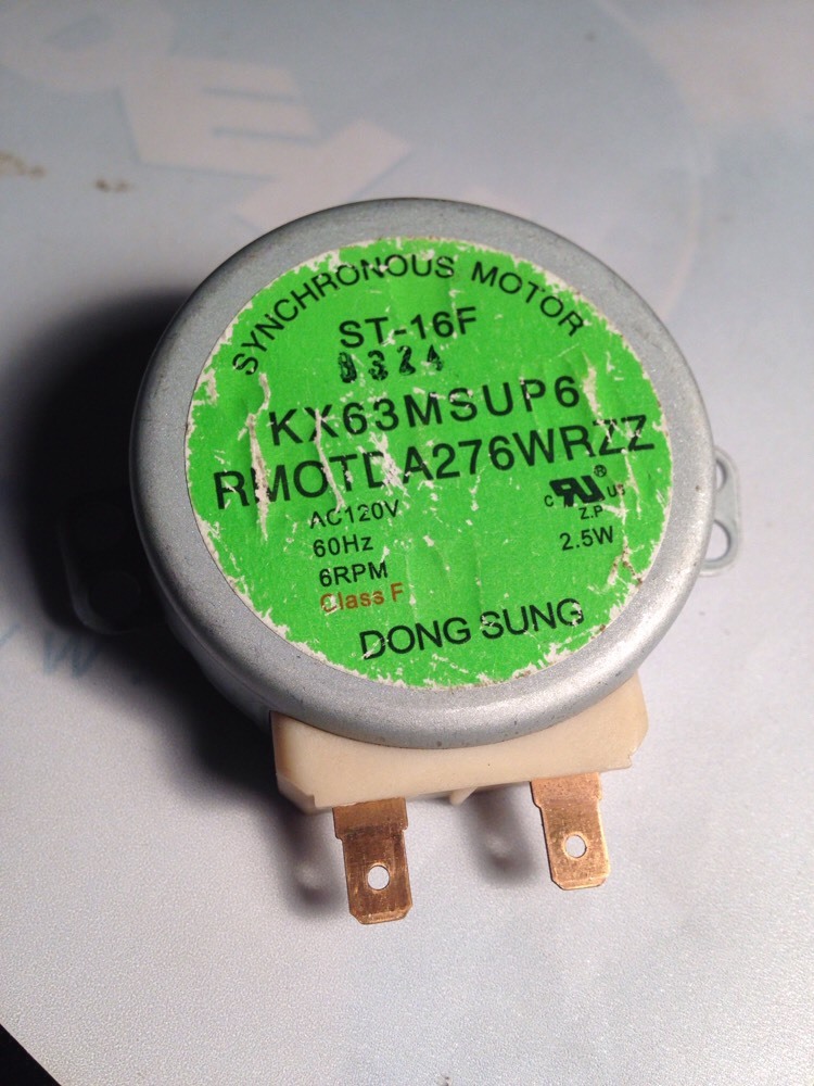 Electrolux Microwave Oven Stirrer Motor 5304472965