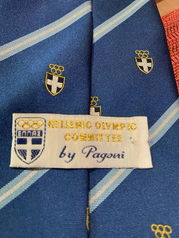 Authetic Hellenic Olympic Committee Tie