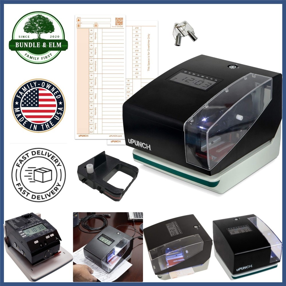 Accurate Digital Clock for Employee Attendance and Document Management