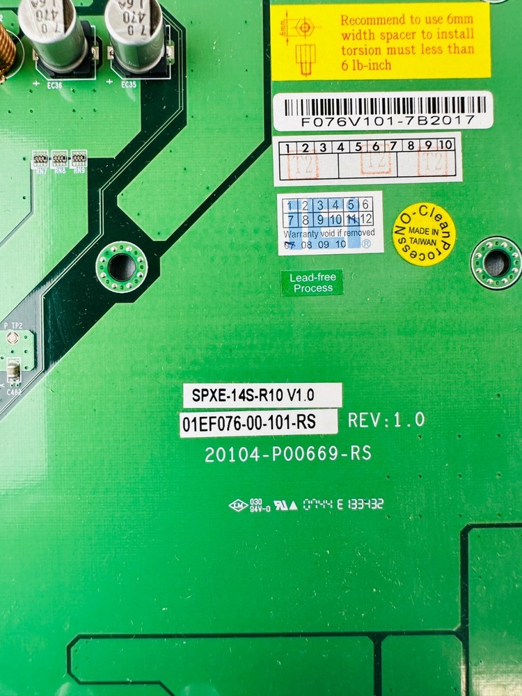 IEI SPXE-14S-R10 Backplane