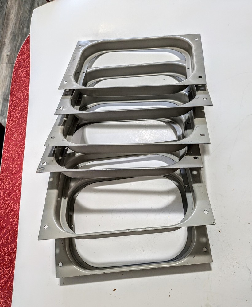 6- Vintage NuTone 2025-A Intercom System Speaker Mounting Bracket Frame.