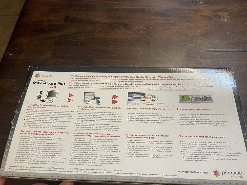 Pinnacle Studio MovieBoard Plus PCI Capture Card and Editing Software for... B9