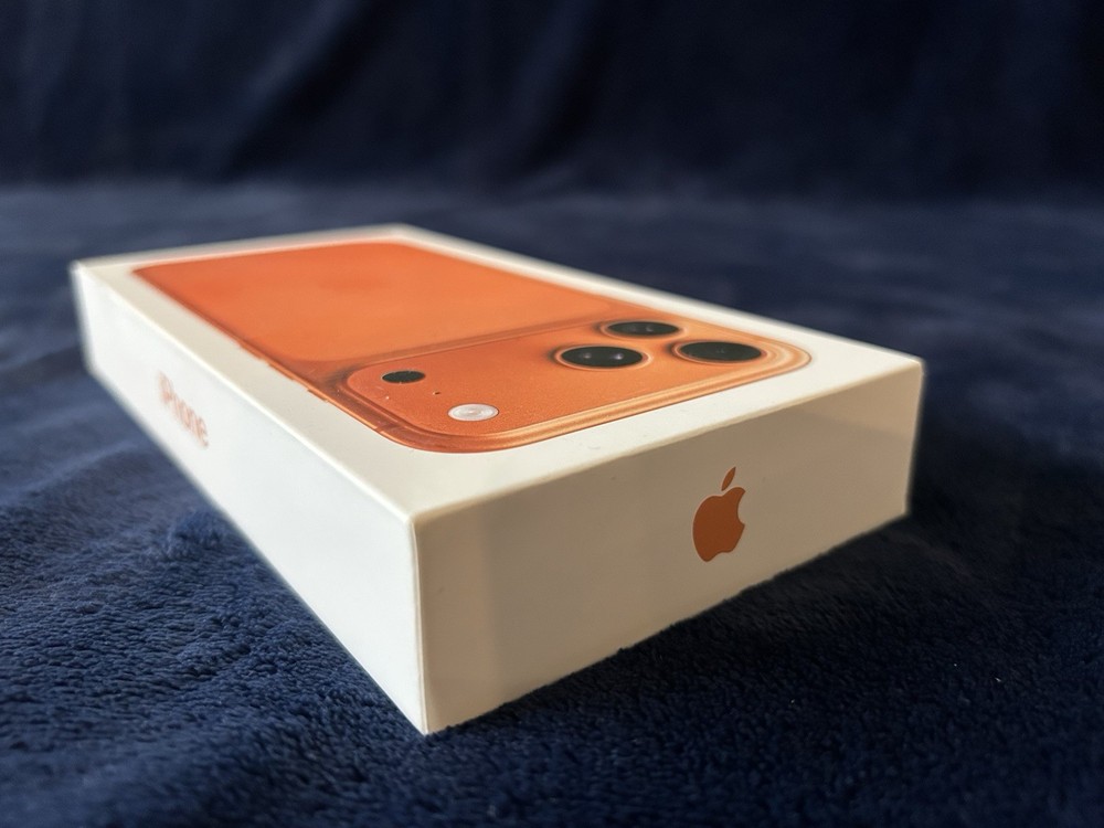 iPhone 17 Pro Max BOX Only- Cosmic Orange
