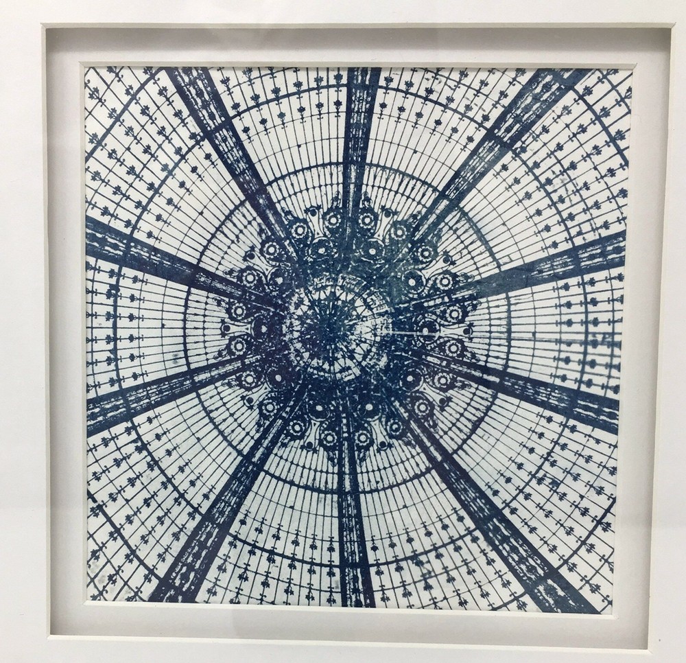 Galeries Lafayette Stained Glass Ceiling | Cyanotype
