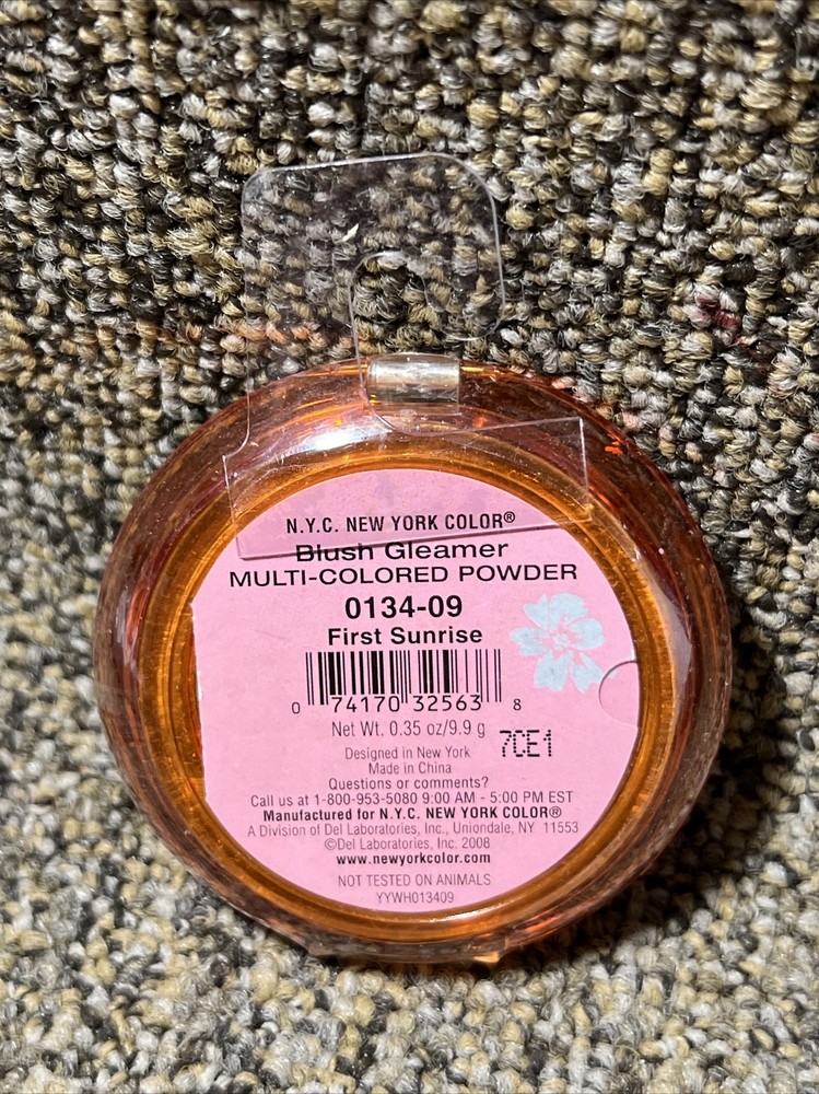 NYC Blush Gleamer Multi-colored Powder ~FIRST SUNRISE