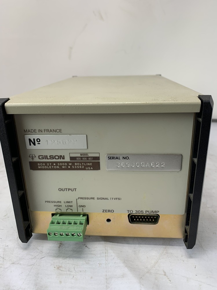 Gilson 805S Manometric Module