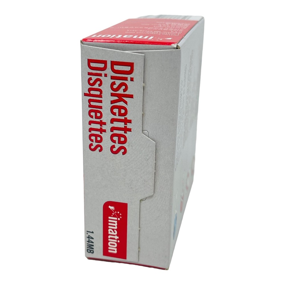 IMATION 1.44MB DISKETTES 10PACK SEALED NEW/UNUSED SURPLUS