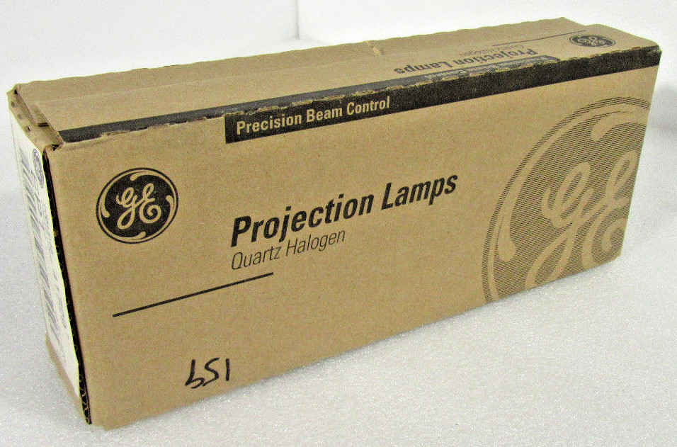 GE PRECISION BEAM CONTROL QUARTZ HALOGEN PROJECTION LAMPS - 10 PACK