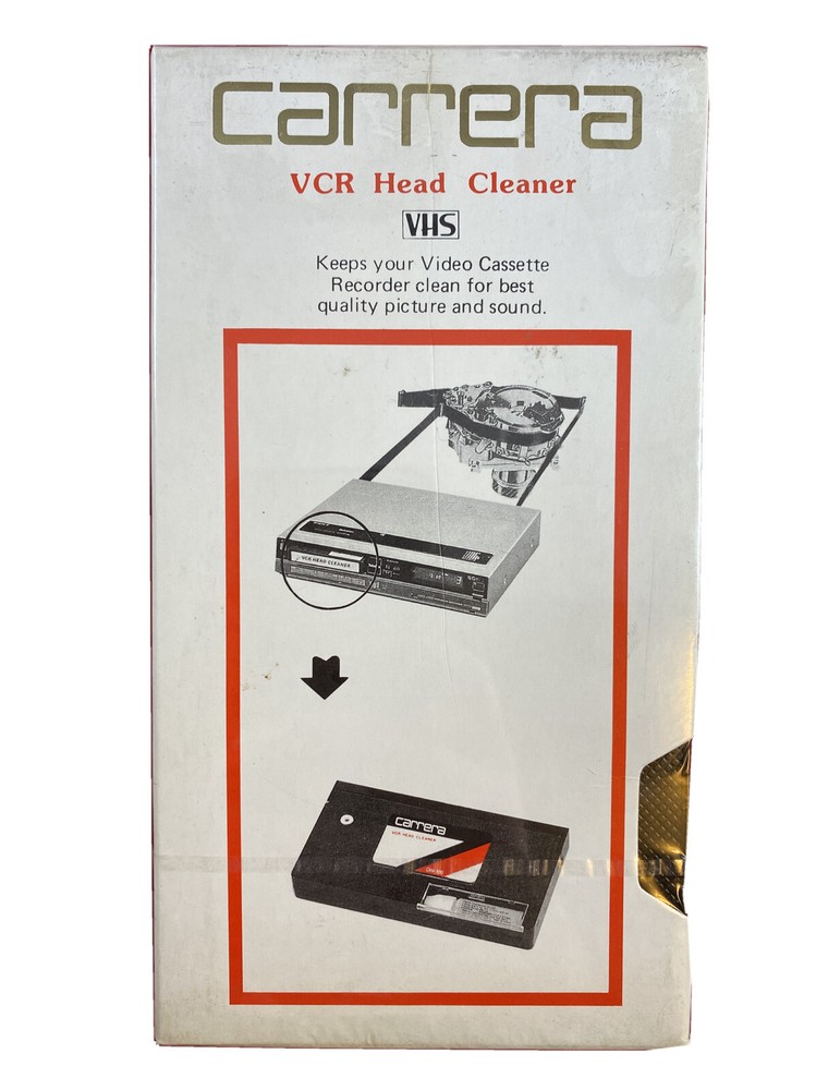 Carrera VCR Head Cleaner VHS NOS